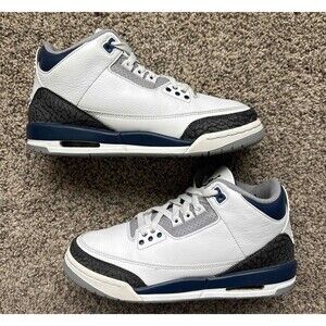 Nike Air Jordan 3 Retro Midnight Navy Size 7 Youth (Size 8.5 Women's)